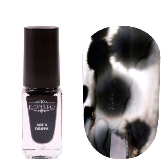 Komilfo Aqua Drops Black No. 001, 5 ml Komilfo Aqua Drops Black No. 001, 5 ml