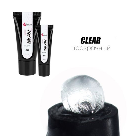 Polygel Molekula Nails No. 01 Clear 30ml Polygel Molekula Nails No. 01 Clear 30ml