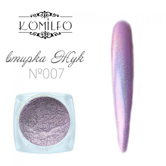 Komilfo rubbing Beetle No. 007 (hologram pink-gold), 0.5 g Komilfo rubbing Beetle No. 007 (hologram pink-gold), 0.5 g