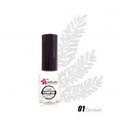 Лак для стемпінгу Nails Molekula №01 (білий) 6 мл