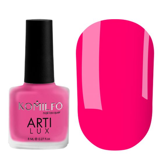 Komilfo ArtiLux 030 nail polish (pink fuchsia, neon), 8 ml Komilfo ArtiLux 030 nail polish (pink fuchsia, neon), 8 ml