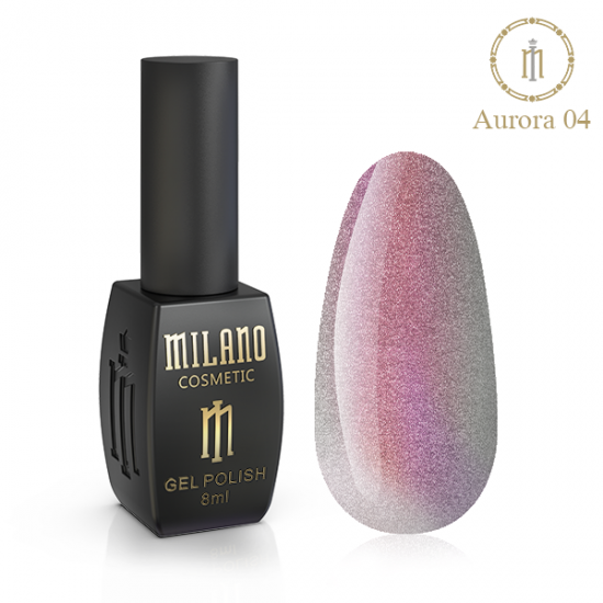 Milano Aurora Cat Eye gel-varnish, No. 004, 8ml