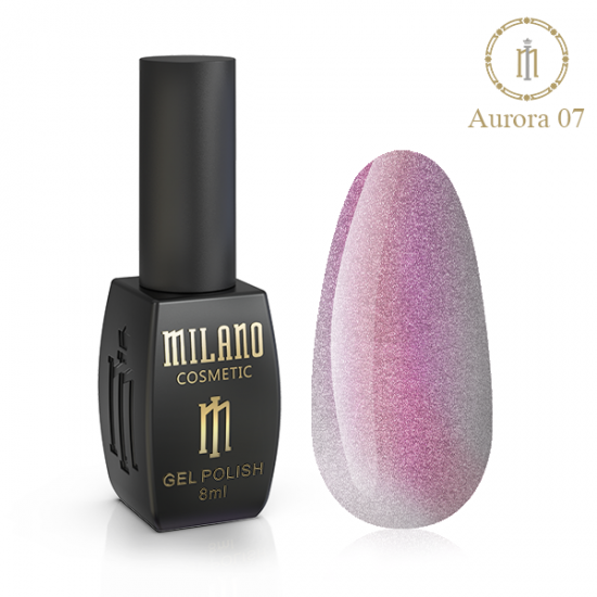 Гель-лак Milano Aurora Cat Eye , № 007, 8мл