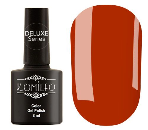 Гель-лак Komilfo Deluxe Series №D073 (темно-оранжевый, эмаль), 8 мл Гель-лак Komilfo Deluxe Series №D073 (темно-оранжевый, эмаль), 8 мл