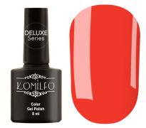 Гель-лак Komilfo Deluxe Series №D078 (кораллово-красный, эмаль), 8 мл