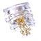  Komilfo Metal Rivets oval large 1.5 * 3 mm, gold