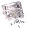 Komilfo Metal Rivets rectangle small 1.5 * 3 mm, silver