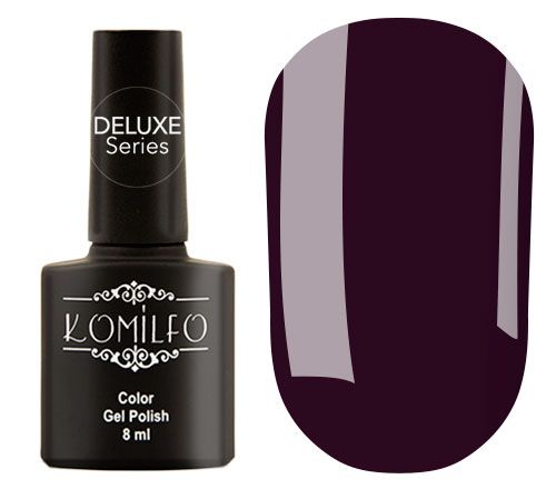 Гель-лак Komilfo Deluxe Series №D102 (черно-фиолетовый, эмаль), 8 мл Гель-лак Komilfo Deluxe Series №D102 (черно-фиолетовый, эмаль), 8 мл