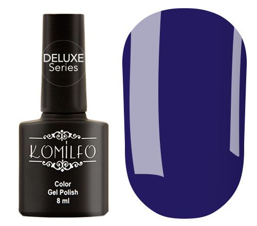 Гель-лак Komilfo Deluxe Series №D129 (приглушенный, темно-синий, эмаль), 8 мл Гель-лак Komilfo Deluxe Series №D129 (приглушенный, темно-синий, эмаль), 8 мл