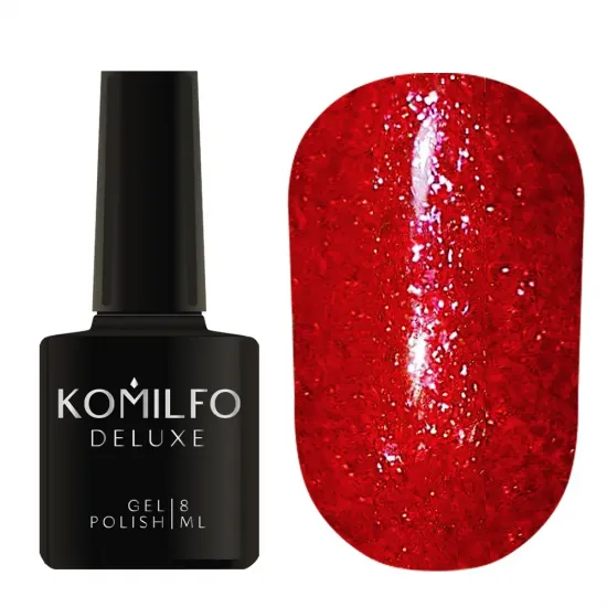Komilfo Liquid Glam Gel LGG013 (красный), 8 мл Komilfo Liquid Glam Gel LGG013 (красный), 8 мл