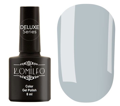 Гель-лак Komilfo Deluxe Series №D138 (серо-голубой, эмаль), 8 мл Гель-лак Komilfo Deluxe Series №D138 (серо-голубой, эмаль), 8 мл
