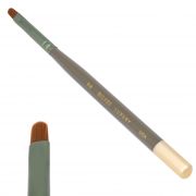 Кисть Milano Luxury натуральная, Gel oval №6, зеленая ручка