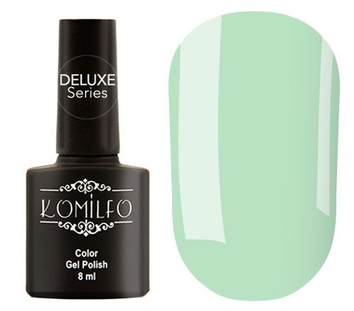 Гель-лак Komilfo Deluxe Series №D161 (бирюзово-мятный, эмаль), 8 мл Гель-лак Komilfo Deluxe Series №D161 (бирюзово-мятный, эмаль), 8 мл