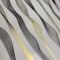  Wave Nail Stickers (Black and Gold)