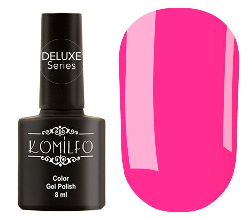 Гель-лак Komilfo Deluxe Series №D173 (яркий, насыщенный розовый, неоновый), 8 мл Гель-лак Komilfo Deluxe Series №D173 (яркий, насыщенный розовый, неоновый), 8 мл