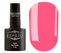 Гель-лак Komilfo Deluxe Series №D175 (ніжний насичений рожевий, емаль), 8 мл