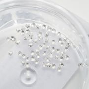 Komilfo Металлические Заклепки круг маленький 1,2 мм, серебро