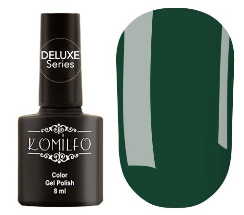 Гель-лак Komilfo Deluxe Series Dusk Collection №D295 (холодный зеленый, эмаль), 8 мл Гель-лак Komilfo Deluxe Series Dusk Collection №D295 (холодный зеленый, эмаль), 8 мл