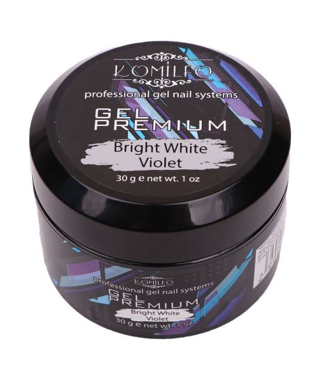 Komilfo Gel Premium Bright White Violet, 30 g Komilfo Gel Premium Bright White Violet, 30 g