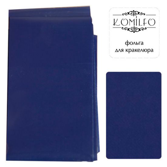  Komilfo foil for craquelure, blue, matt