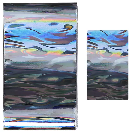 Komilfo casting foil, silver fog, hologram Komilfo casting foil, silver fog, hologram