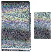 Komilfo фольга для литья, серебро точки мелкие, голограмма