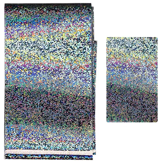 Komilfo foil for casting, silver small dots, hologram Komilfo foil for casting, silver small dots, hologram