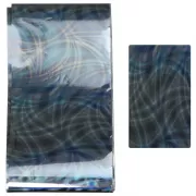 Komilfo фольга для литья, серебро орнамент, голограмма