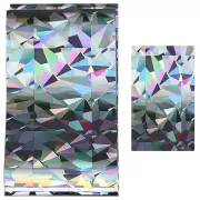 Komilfo фольга для литья, серебро конусы, голограмма