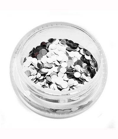 Komilfo disco design no. 004, silver, 2 mm, (1 g)