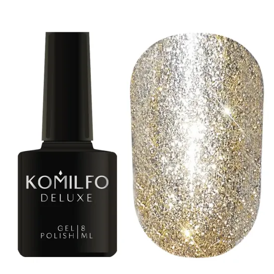 Komilfo Liquid Glam Gel LGG003 (золотистый), 8 мл Komilfo Liquid Glam Gel LGG003 (золотистый), 8 мл