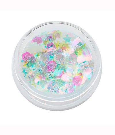Komilfo disco design No. 013, MIX, transparent, chameleon, (1 g)