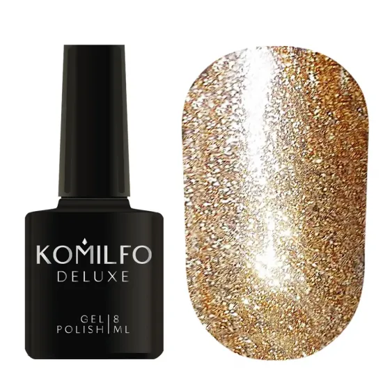 Komilfo Liquid Glam Gel LGG004 (розовое золото), 8 мл Komilfo Liquid Glam Gel LGG004 (розовое золото), 8 мл
