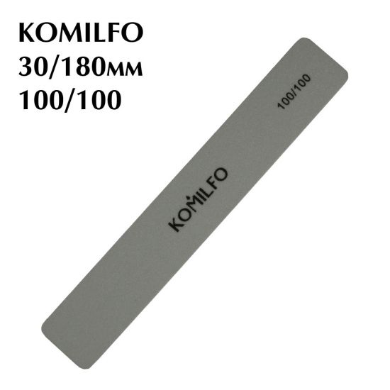 Шлифовщик Komilfo прямоугольный серый 100/100, 18 см