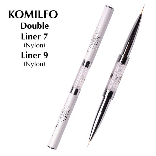 Кисть Komilfo Double Liner 7 (Nylon)/Liner 9 (Nylon) Кисть Komilfo Double Liner 7 (Nylon)/Liner 9 (Nylon)
