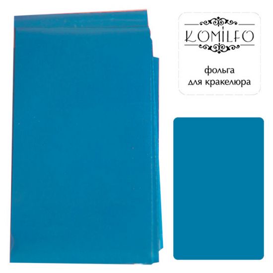 Komilfo foil for craquelure, blue, matt