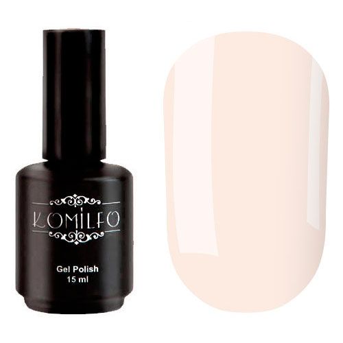 Гель-лак Komilfo Deluxe Series №D004 (кремово-серый, эмаль), 15 мл