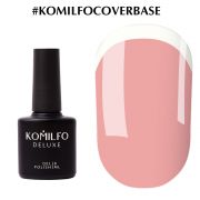 Komilfo Cover Base - камуфлирующая база-корректор для гель-лака, с кистью  8 мл