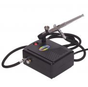 Аэрограф с резьбовым соплом 0.2мм Fengda AS-200B/BD135E, двойного действия, набор