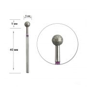 Фреза алмазная, шар красный, диаметр 050