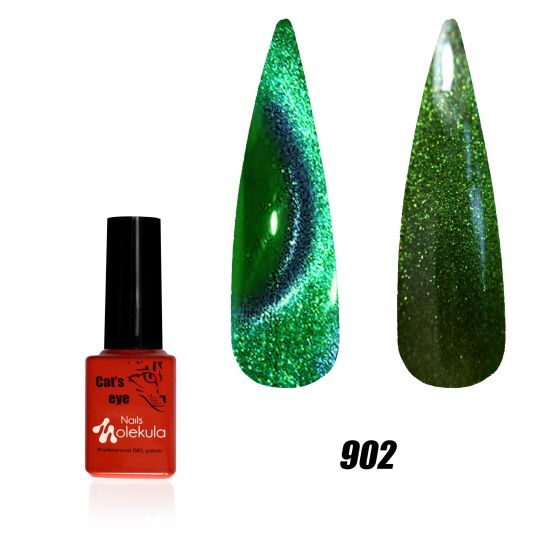 Гель лак Molekula 9D кошаче око № 902 6 ml Гель лак Molekula 9D кошаче око № 902 6 ml
