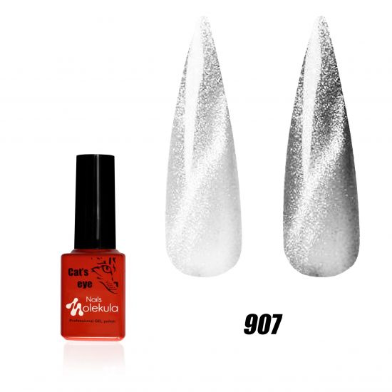 Гель лак Molekula 9D кошаче око № 907 Кришталеве 6 ml