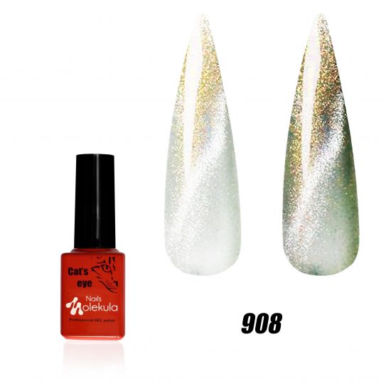 Гель лак Molekula 9D кошаче око № 908 Кварцове 6 ml Гель лак Molekula 9D кошаче око № 908 Кварцове 6 ml