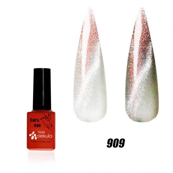 Гель лак Molekula 9D кошаче око № 909 Кварцове 6 ml Гель лак Molekula 9D кошаче око № 909 Кварцове 6 ml