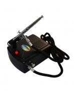 Аэрограф с резьбовым соплом 0.2мм Fengda AS-200B/BD139E, двойного действия, набор