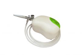 Аэрограф с конусным соплом 0,3мм для росписи ногтей,одинарного действия, набор