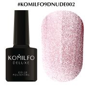 Гель-лак Komilfo 9D Cat's eye Nude 002 (розовый, магнитный), 8 мл