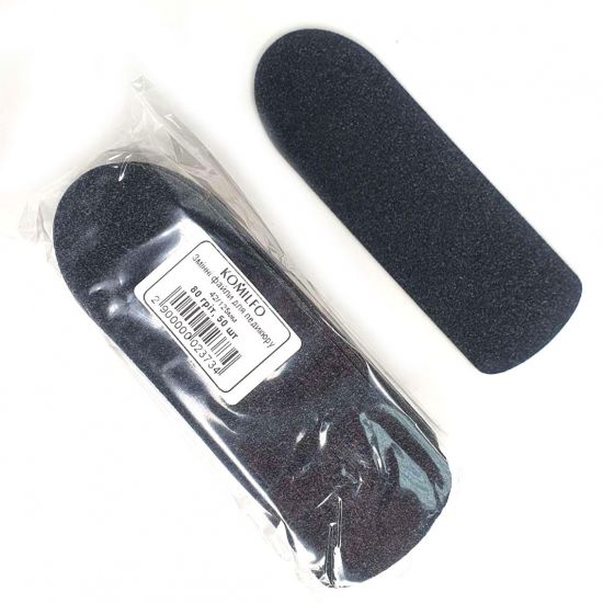 Komilfo Replacement files for pedicure 80 grit, 42 * 125 mm, 50pcs Komilfo Replacement files for pedicure 80 grit, 42 * 125 mm, 50pcs