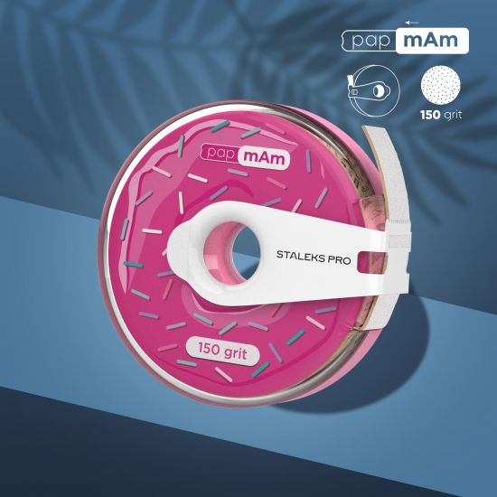 Replacement file tape papmAm white with a clip in a plastic reel 150 grit STALEKS PRO EXPERT Replacement file tape papmAm white with a clip in a plastic reel 150 grit STALEKS PRO EXPERT