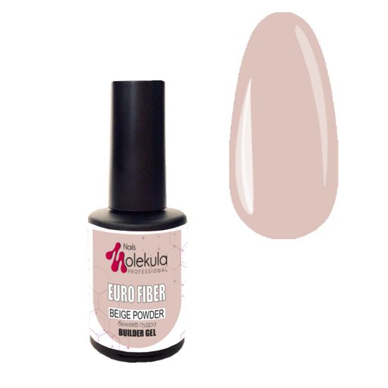 Molekula Euro Fiber Gel Beige Powder 12 ml (бежева пудра) Molekula Euro Fiber Gel Beige Powder 12 ml (бежева пудра)